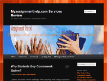 Tablet Screenshot of myassignmenthelp.us